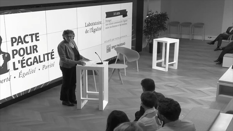 Intervention de Corinne HIRSCH pour Laboratoire de l'Egalité ©Laboratoire de l'Egalité
