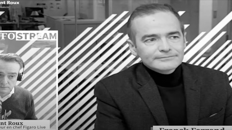 Intervention de Franck FERRAND pour Figaro Live ©Figaro Live