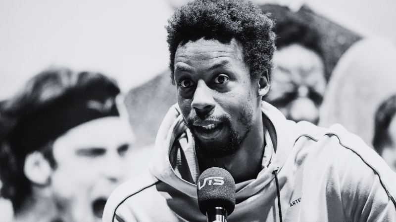 Gaël MONFILS en conférence de presse ©STIAN LYSBERG SOLUM