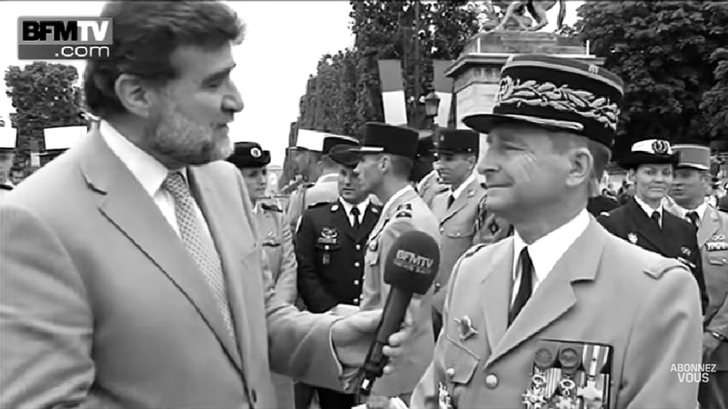 Intervention de Pierre DE VILLIERS pour BFM ©BFM