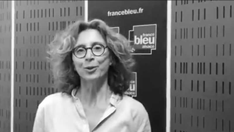 Intervention de Sandra GEIGER-JACOB pour France Bleu ©France Bleu