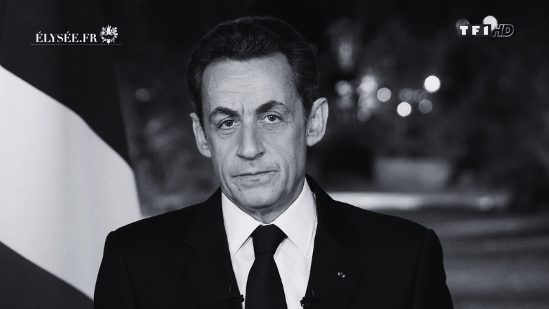 Voeux de Nicolas SARKOZY à la télévision ©TF1