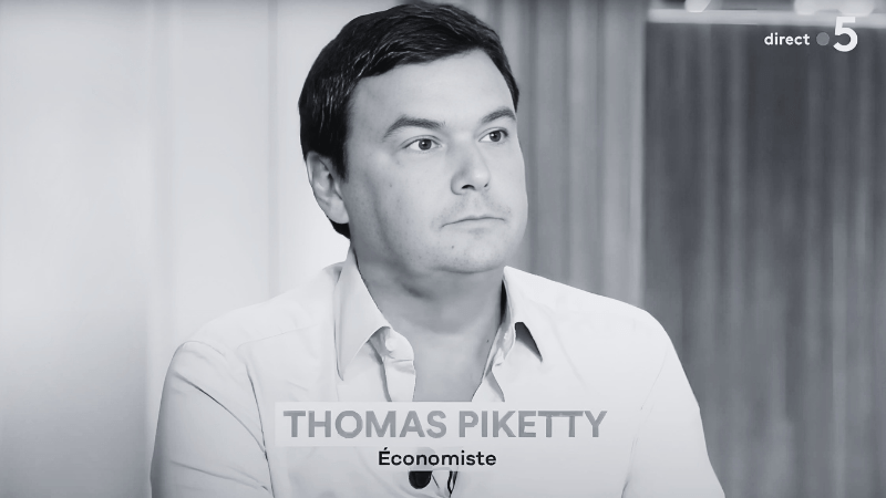 Participation de Thomas PIKETTY sur le plateau C à vous ©France Télévisions
