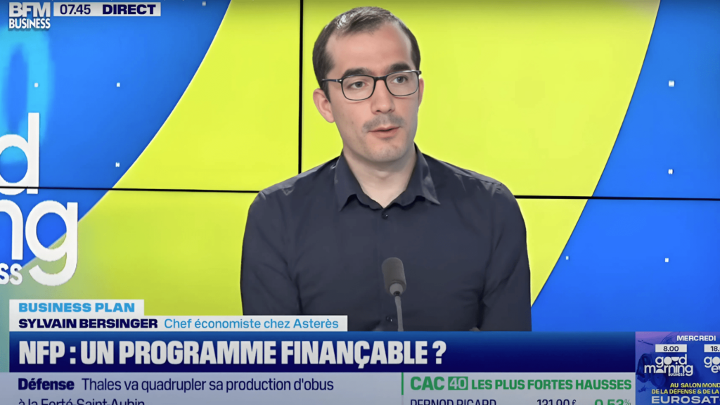 Intervention de Sylvain BERSINGER pour parler du programme NFP ©BFM Business