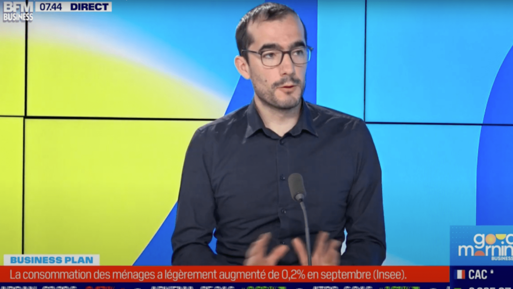 Intervention de Sylvain BERSINGER sur BFM au sujet du PIB ©BFM Business