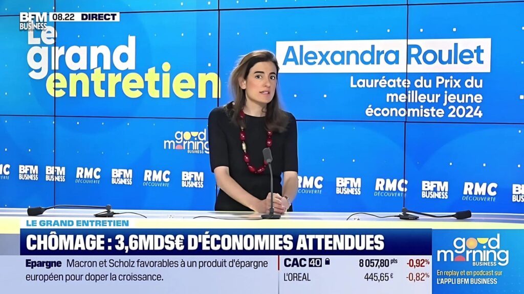 Participation d'Alexandra ROULET à une émission télé ©BFMTV