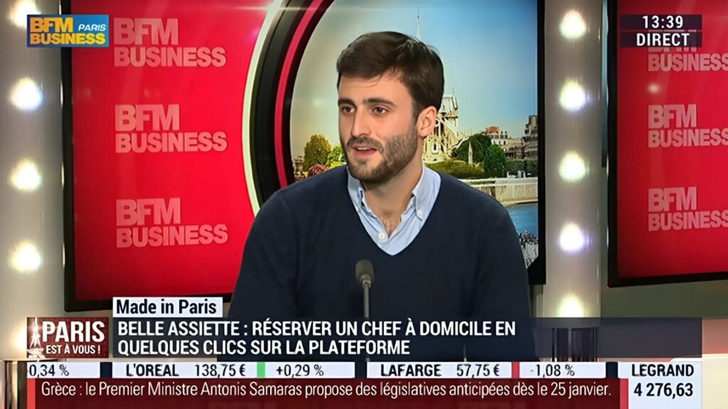 Participation de Stephen LEGUILLON à une émission télé ©BFM Business