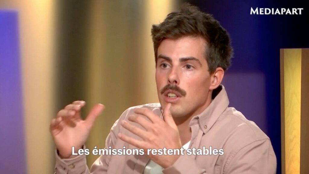 Participation de Timothée PARRIQUE à une interview ©Mediapart
