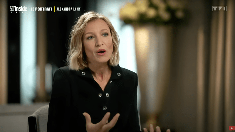 Intervention d Alexandra LAMY sur portait TF1
