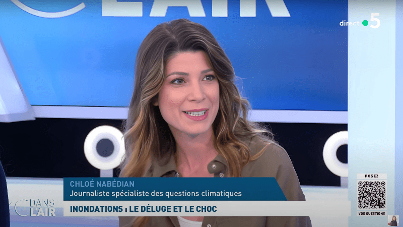 Intervention de Chloé NABEDIEN sur les inondations