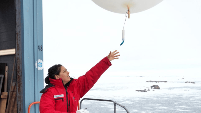 Intervention de Camille BRÉANT à une expédition en Antarctique