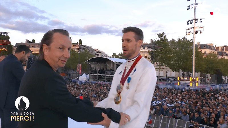 Participation de Laurent THIRIONET à la cérémonie Paris 2024